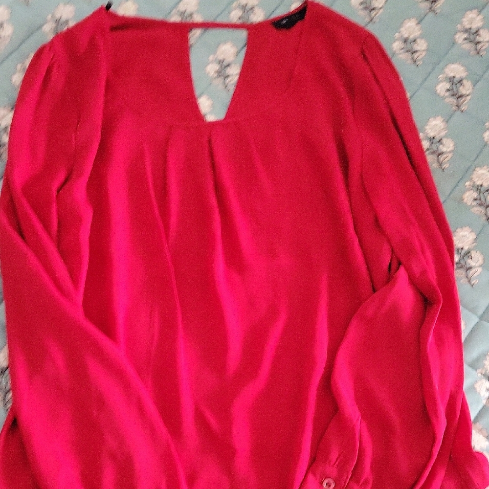 Elegant Fuchsia Blouse